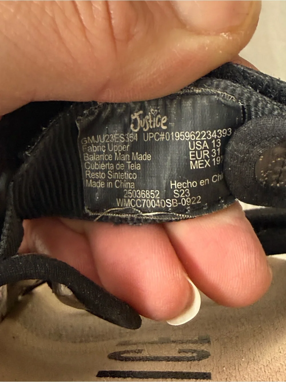 Girls shoes size 13